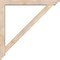 Ekena Millwork Traditional Traditional Smooth Bracket w/ Offset Brace, Douglas Fir, 5 1/2"W x 44"D x 44"H BKT0604X44X44TRA01SDF - alternate 4
